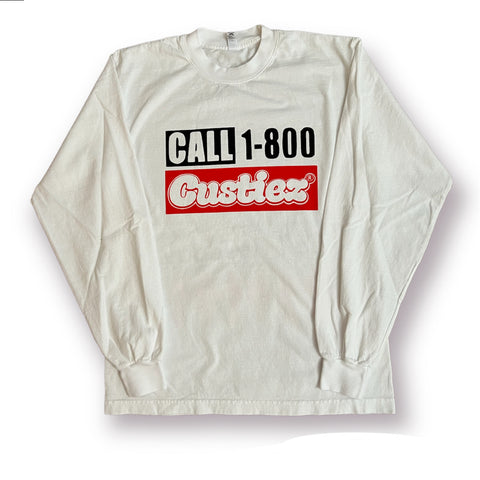 CALL 1-800 CUSTIEZ Long-sleeve T-Shirt